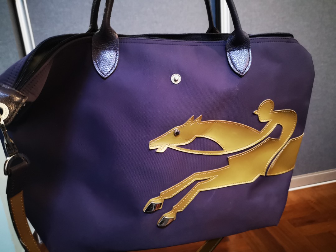 Longchamp bag 2025 with horse design
