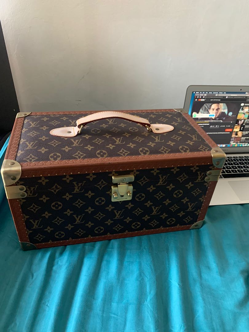 LOUIS VUITTON JEWELRY BOX TRUNK CASE, Luxury, Bags & Wallets on Carousell