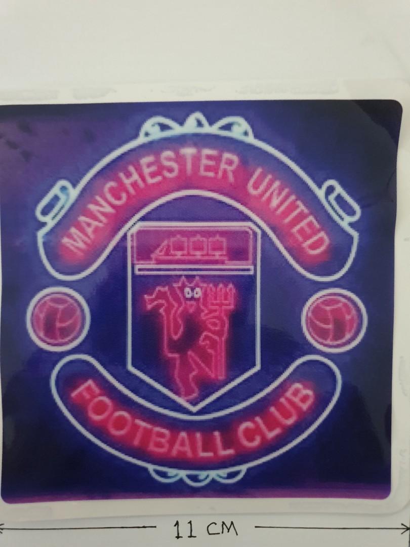 Manchester United decal, Car Accessories, Accessories on Carousell