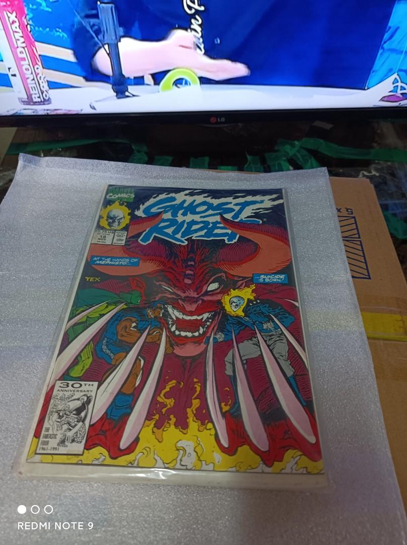 Marvel comics Ghost rider (Category: Comics & Manga) located in Manila. Submitted by mysteriousjohnny (Listing ID 1106467962, Image 2). Description: Marvel comics Ghost rider only 150 pesos bag and boarded!.