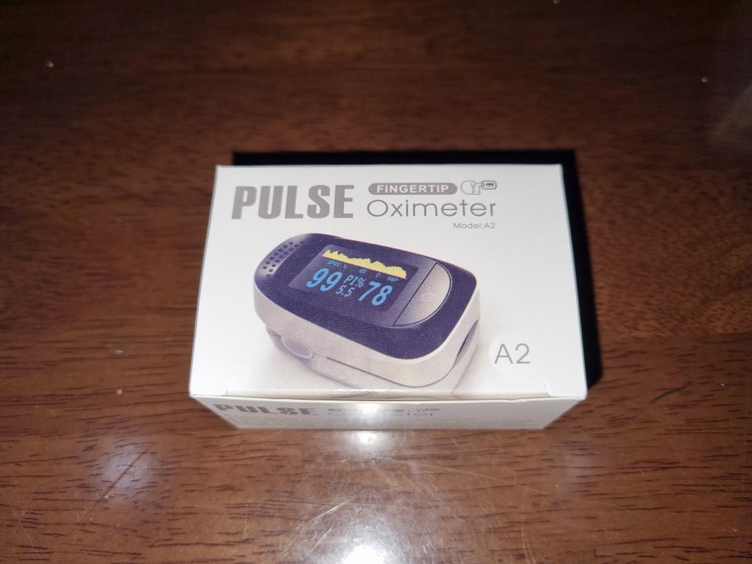 [READY STOCK] Medical Finger Pulse Oximeter A2 OLED Display Blood