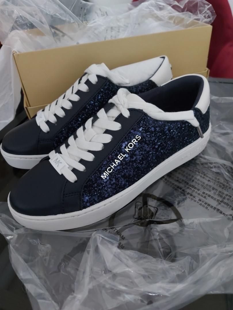 michael kors iona glitter sneaker