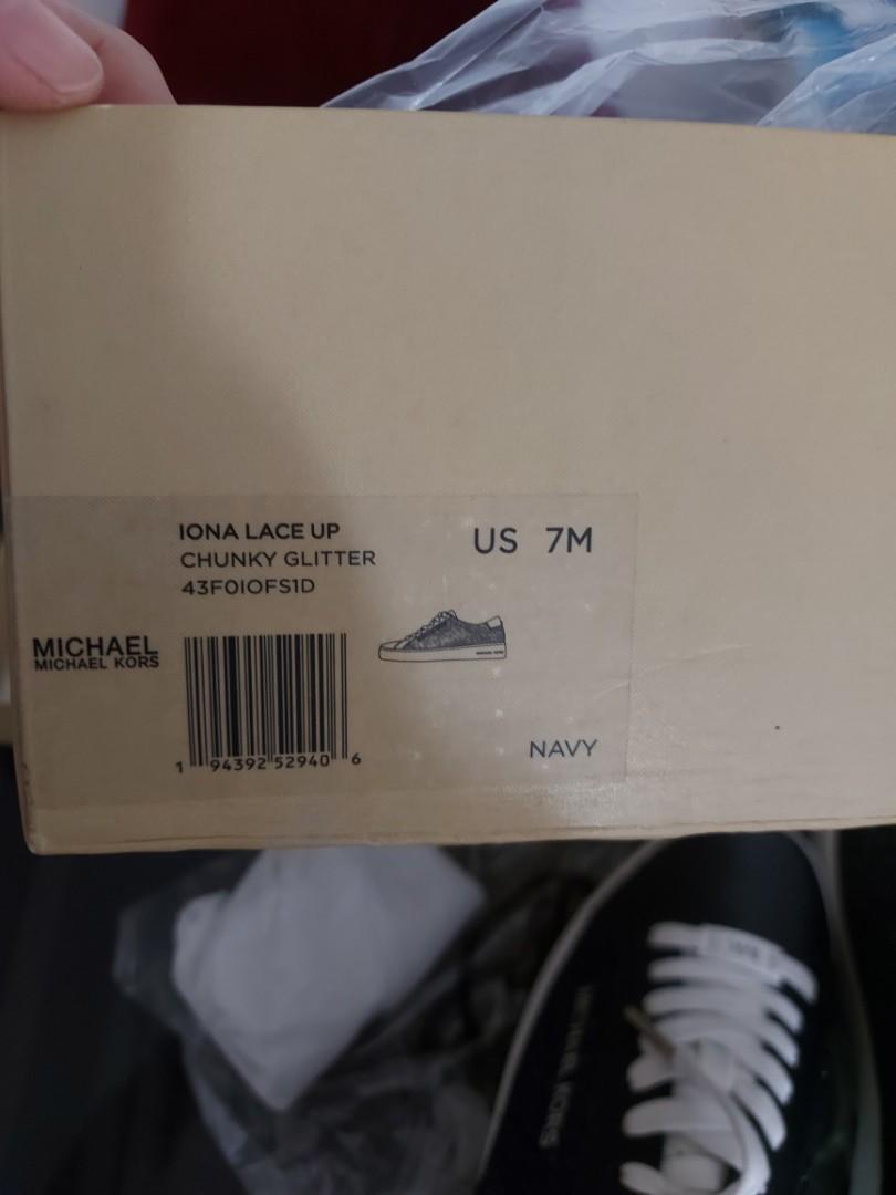 michael kors iona glitter sneaker