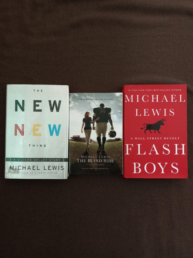 Books　New　The　(The　New　Lewis　Fiction　Boys,　Toys,　The　Flash　Side)　Blind　Non-Fiction　Sold　Books　as　Set-,　Hobbies　Magazines,　on　Carousell　Michael　Thing,