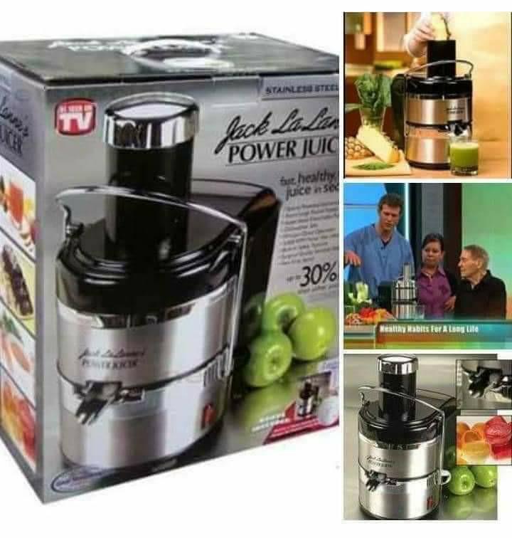 NEW Jack Lalanne s JLSS Power Juicer Deluxe Stainless Steel