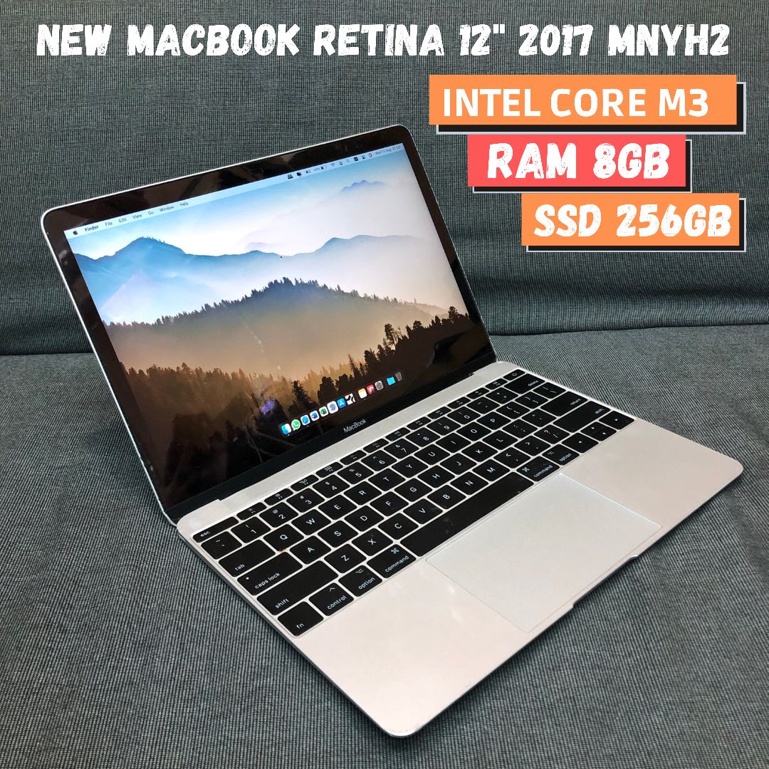 New macbook retina 12 inch 2017 MNYH2 SECOND, Elektronik, Komputer
