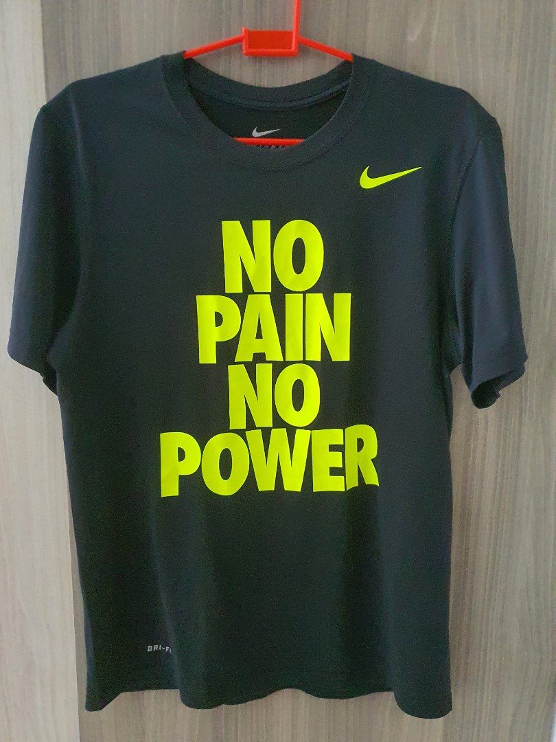 Nike " No No Power" Mens Tee, Men's Fashion, Tops & Sets, Tshirts Polo Shirts on Carousell