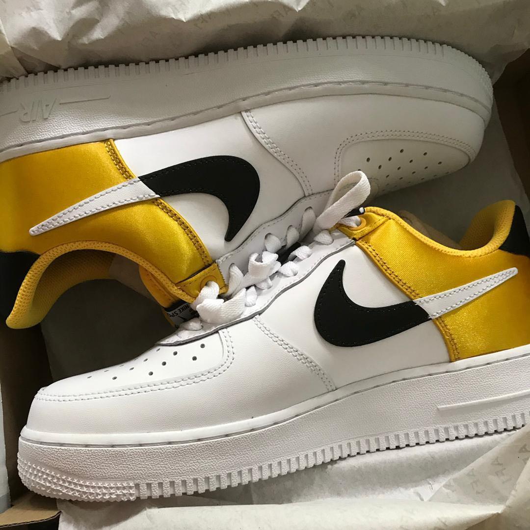 Nike air force 1 hotsell nba yellow