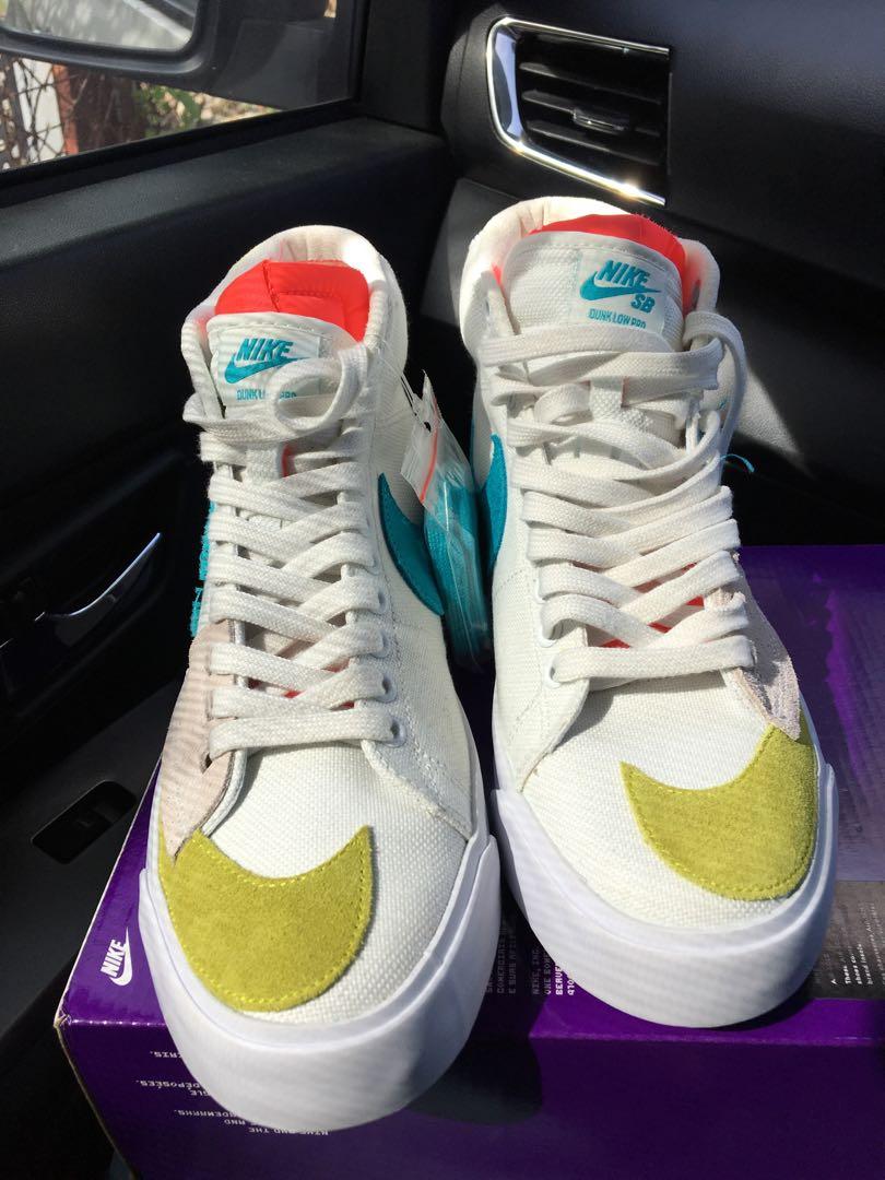 NIKE SB BLAZER MID EDGE HACK PACK AQUA Men s Fashion Footwear