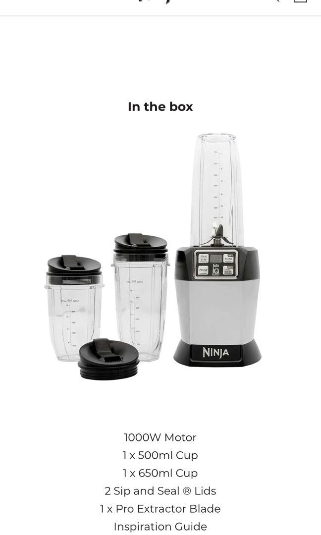 NINJA AUTO IQ BLENDER BL480 TV Home Appliances Kitchen Appliances Juicers Blenders Grinders on Carousell