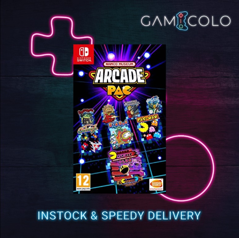 Nintendo Switch Namco Museum Arcade Pac, Video Gaming, Video Games