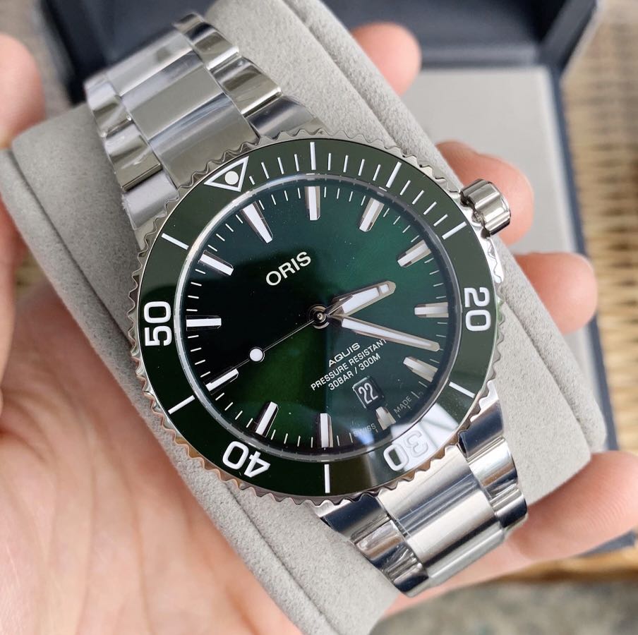 Oris aquis green 43.5 cheap