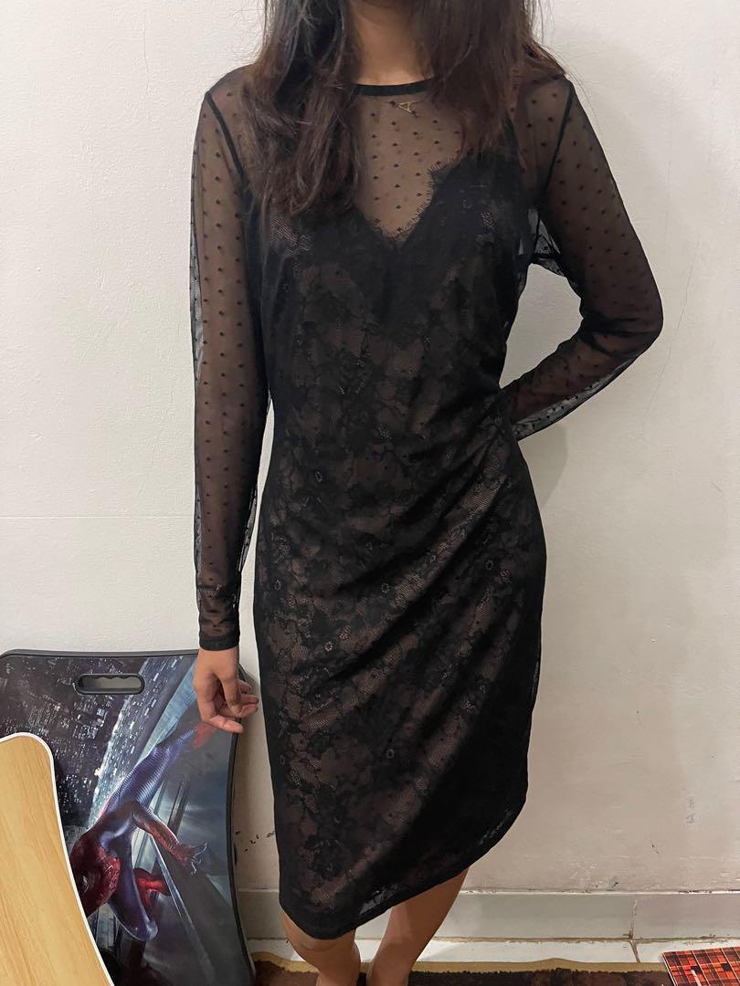 Party dress H\u0026M, Fesyen Wanita, Pakaian 