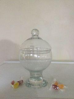 Pasahbahce Glass candy jar with cover brand new