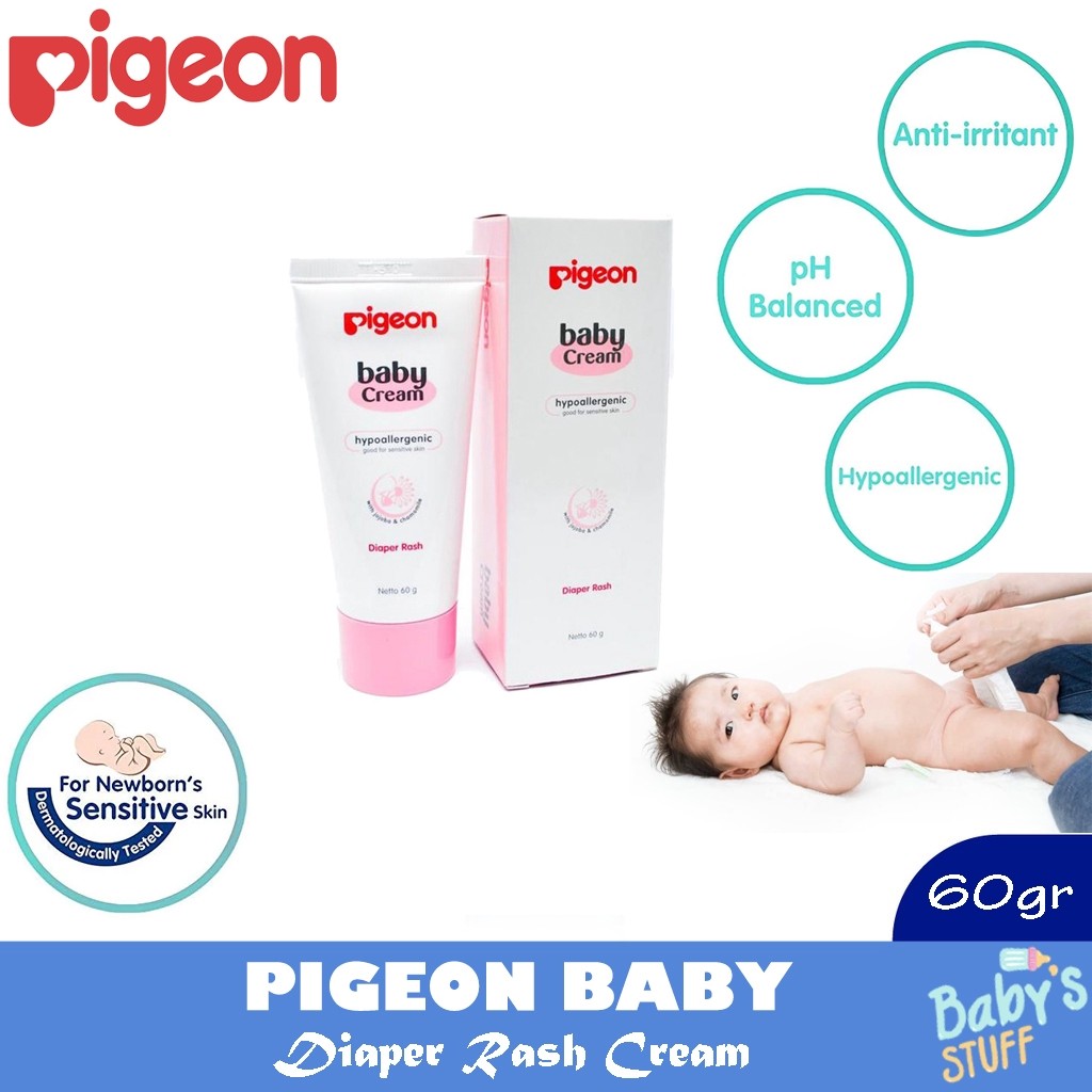 Pigeon Baby Diaper Rash Cream 60gr baby krim krim ruam popok bayi