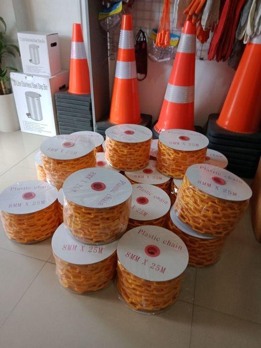 Plastic chain (Category: Construction Tools & Equipment) located in Bacoor. Submitted by __CLaude__ (Listing ID 1106425438, Image 1). Description: direct supplier road safety signage plastic chain 6mmx25m 8mmx25m yellow orange black for more info just call 0977 4661663 0923 0890580 046 502-14-60 046 416-39-20.