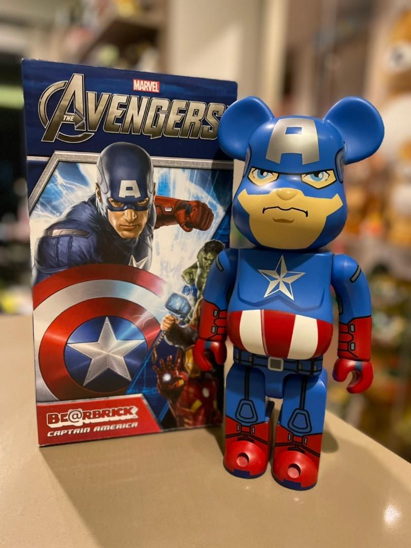 PO : Bearbrick Captain America 400%, Hobbies & Toys, Toys & Games ...