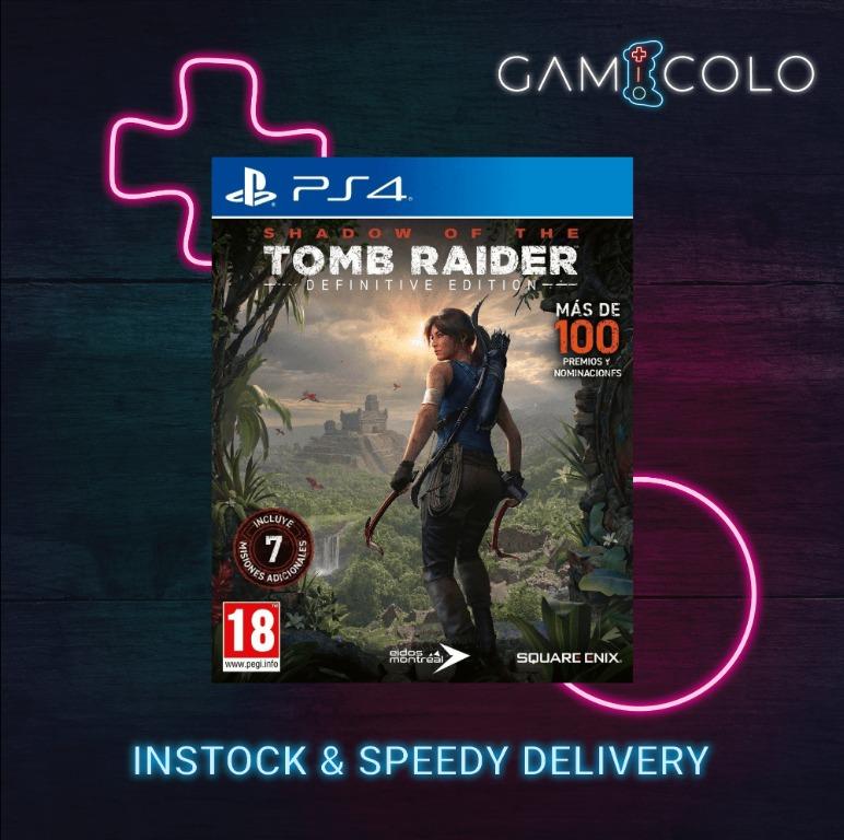 Shadow Of The Tomb Raider Definitive Edition shadow of the tomb raider Playstation 4 nintendo switch game xbox ps4 ps5 games tomb
