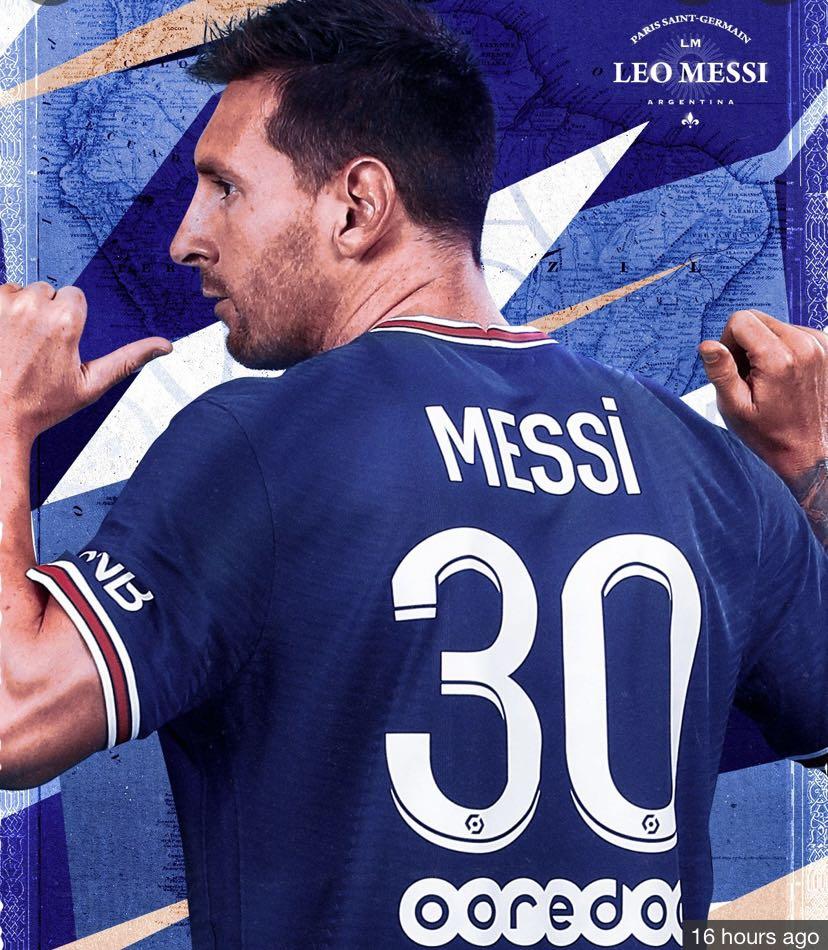 Psg Kit 21/22 ( Messi Nameset)