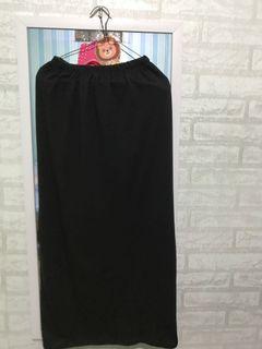 Rok Span Hitam bahan