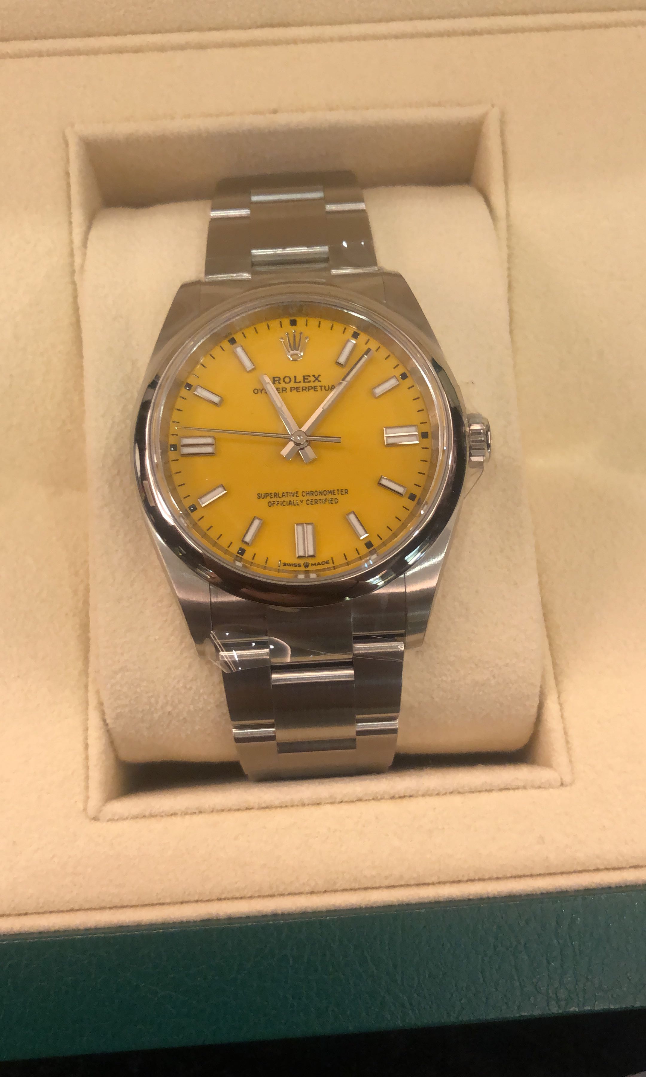 Rolex Oyster Perpetual 36 - Yellow Dial 