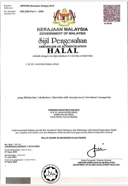 Sanitiser Spray Nanosprayer Ze Ze 10 - set, Electronics, Others on 