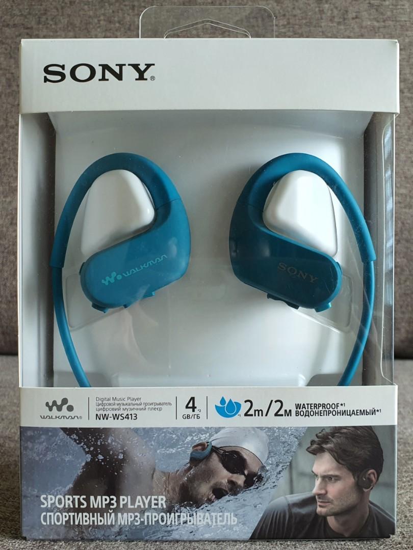 Sony NW-WS413 Walkman/ MP3 Player (4GB), Audio, Portable Music Players on  Carousell