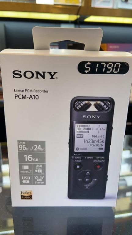 SONY PCM-A10 高音質無線錄音筆, 帶藍牙/NFC功能, 音響器材, 錄音機