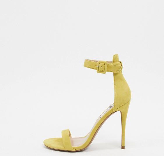 Steve Madden Yellow Strappy Heels 6 Women s Fashion Footwear