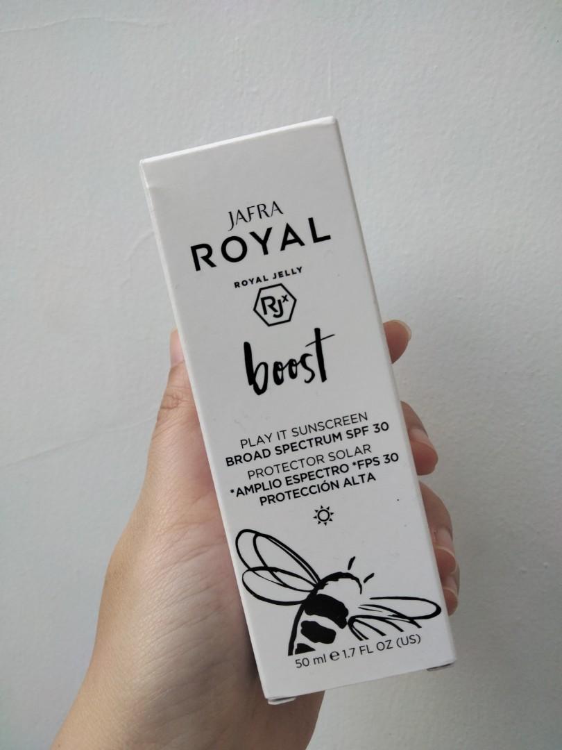 Sunscreen boost putih jafra, Kesehatan & Kecantikan, Kulit, Sabun