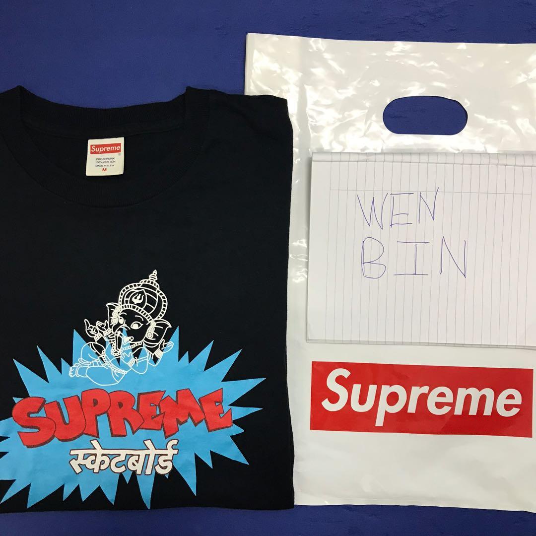 Supreme Ganesha Tee Men s Fashion Tops Sets Tshirts Polo