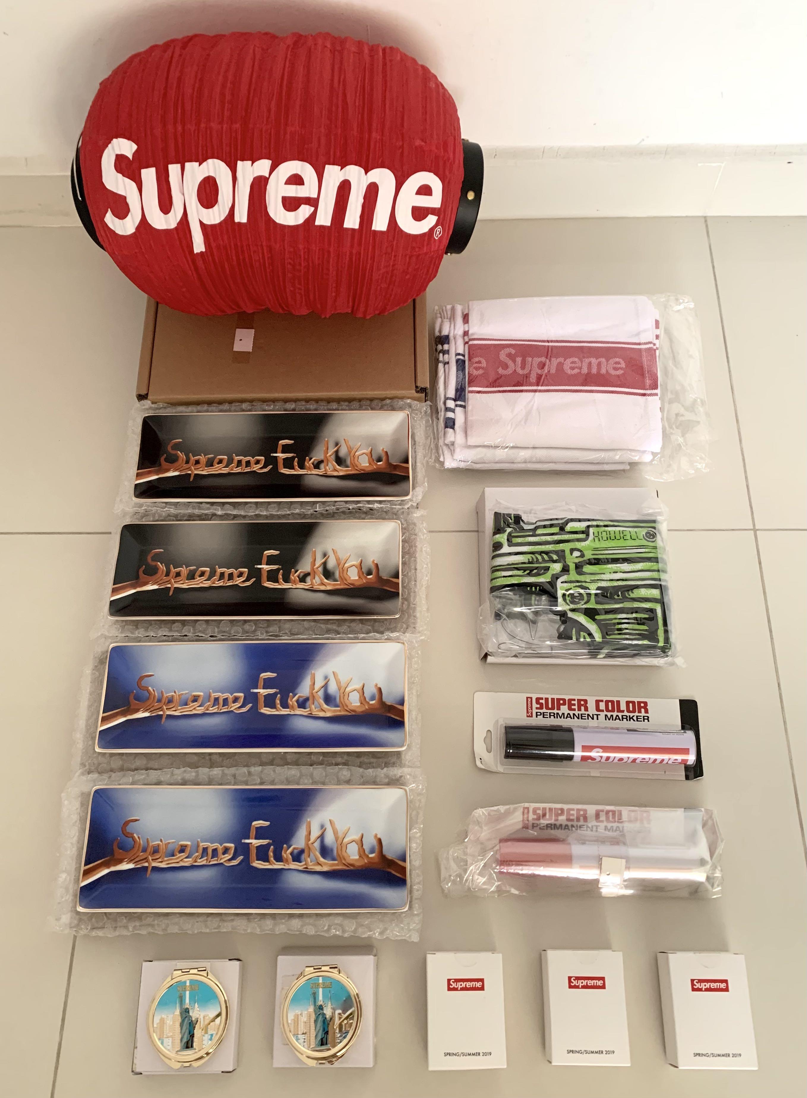 Supreme lantern towel trays and accessories Men s Fashion Watches Accessories Accessory holder box organizers on Carousell