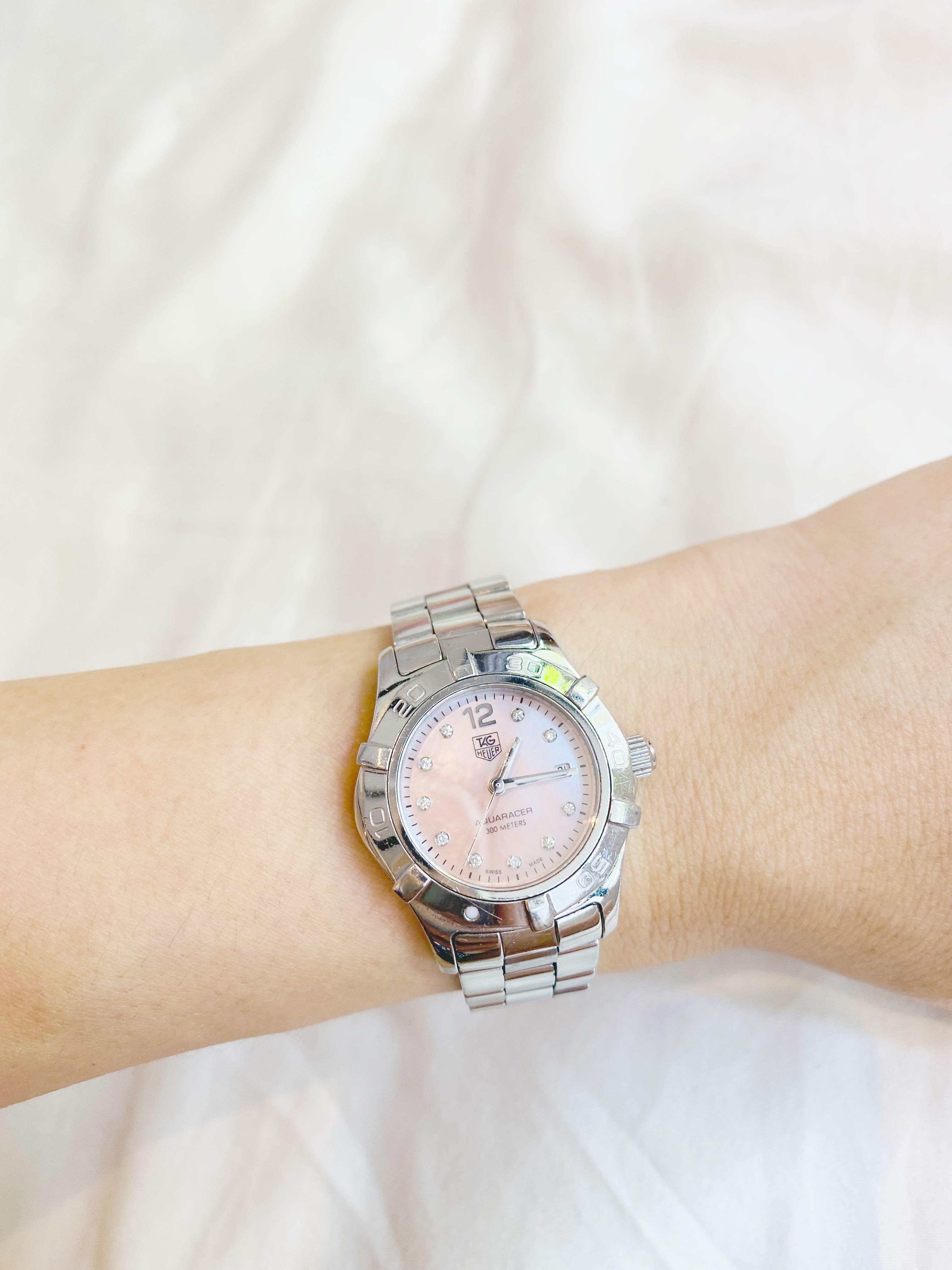 Tag heuer deals pink diamond watch