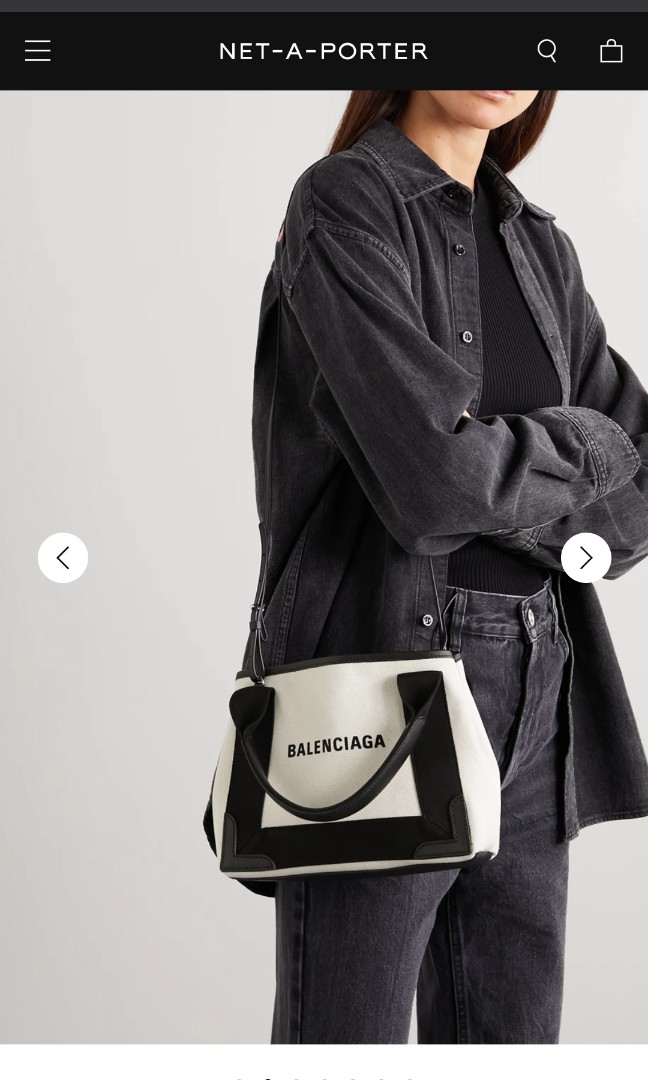 balenciaga cabas xs black
