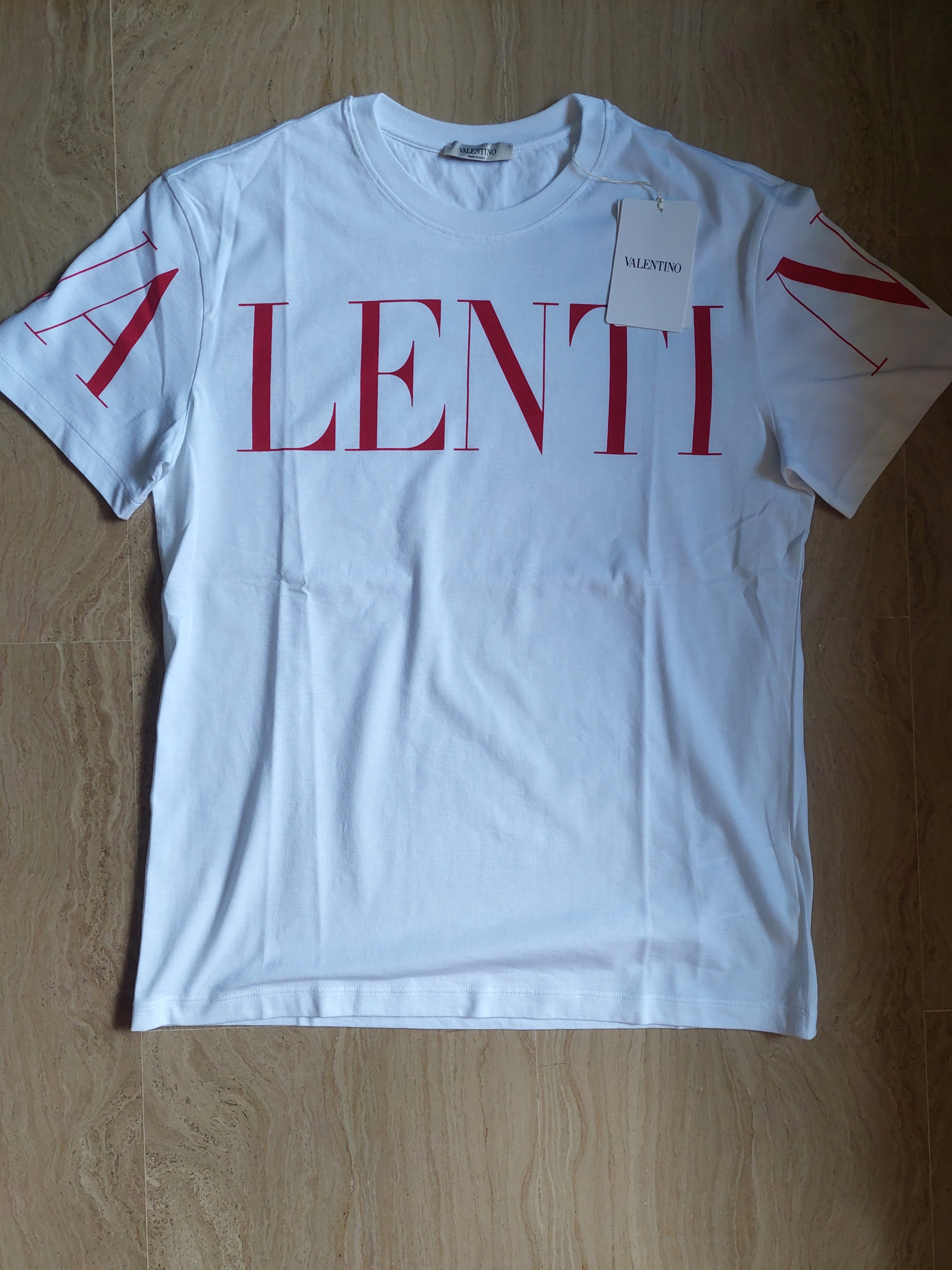 Valentino logo white tee, Luxury 
