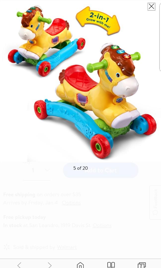 Vtech Gallop and Rock Learning Pony Babies Kids Infant
