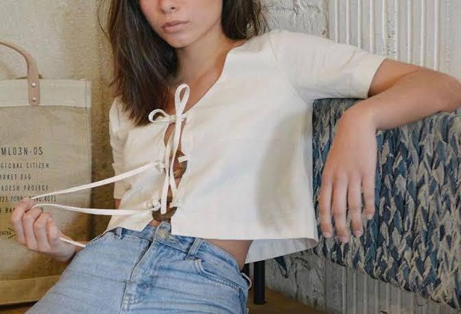 Wear Anika Santi Top in Large (Category: Blouses) located in Muntinlupa City. Submitted by jolinnz (Listing ID 1106560587, Image 2). Description: Wear Anika Santi Top Worn twice Size Large.