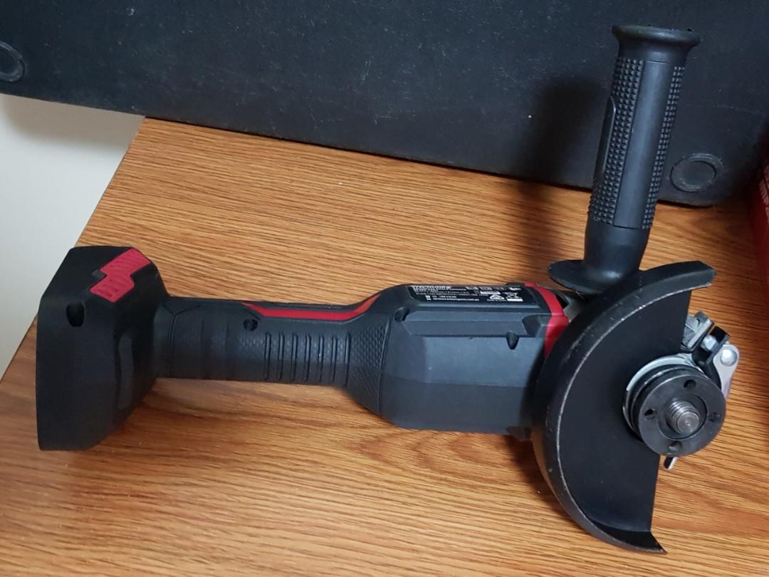 Workzone 20v cordless brushless angle grinder skin, Commercial