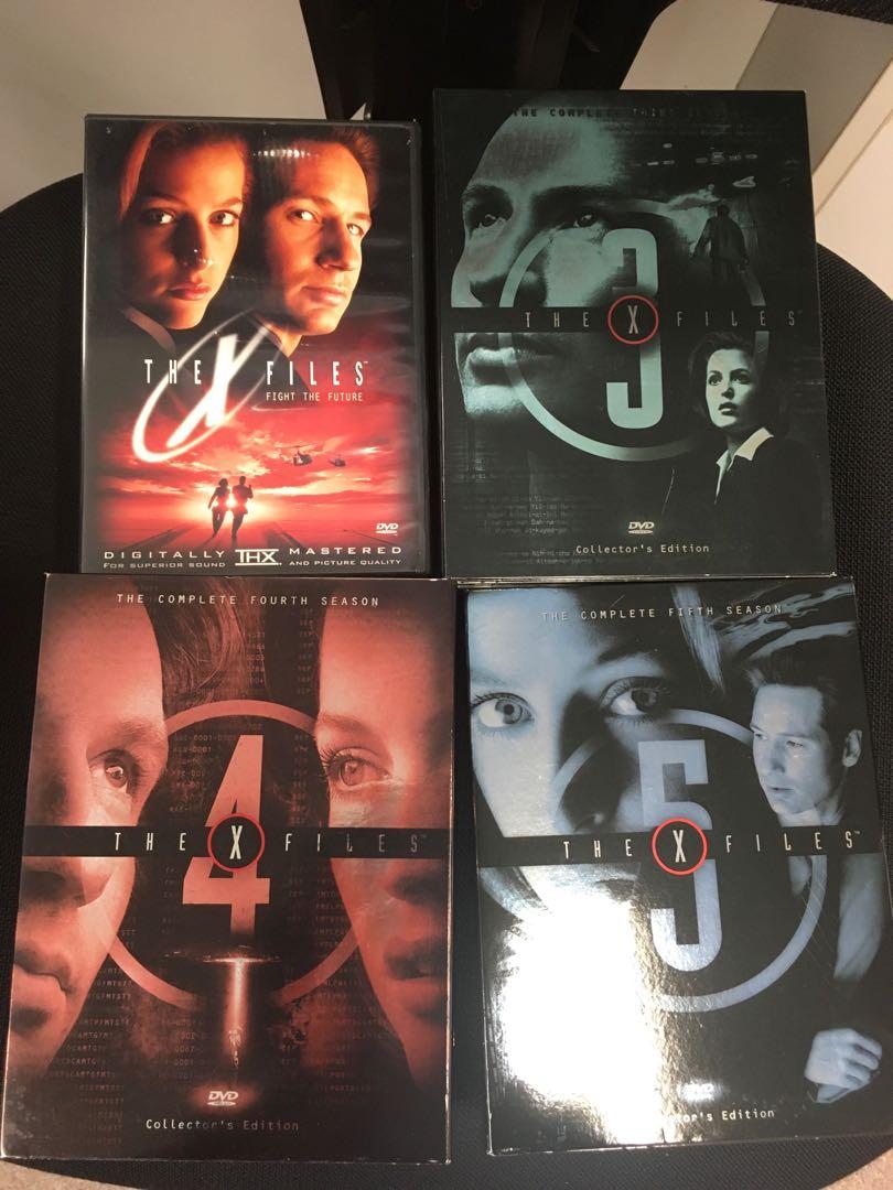 X Files DVD seasons3,4,5, 興趣及遊戲, 音樂、樂器& 配件, 音樂與媒體
