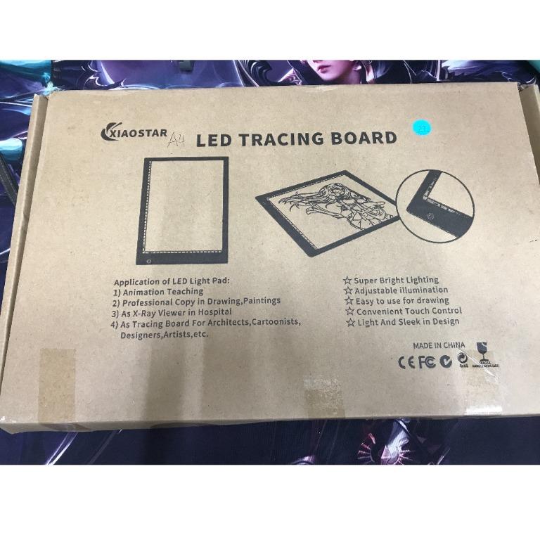 XIAOSTAR Light Box Drawing Pad, Tracing Board with Type-C Charge Cable and  Brightness Adjustable for Artists, AnimationDrawing, Sketching, Animation