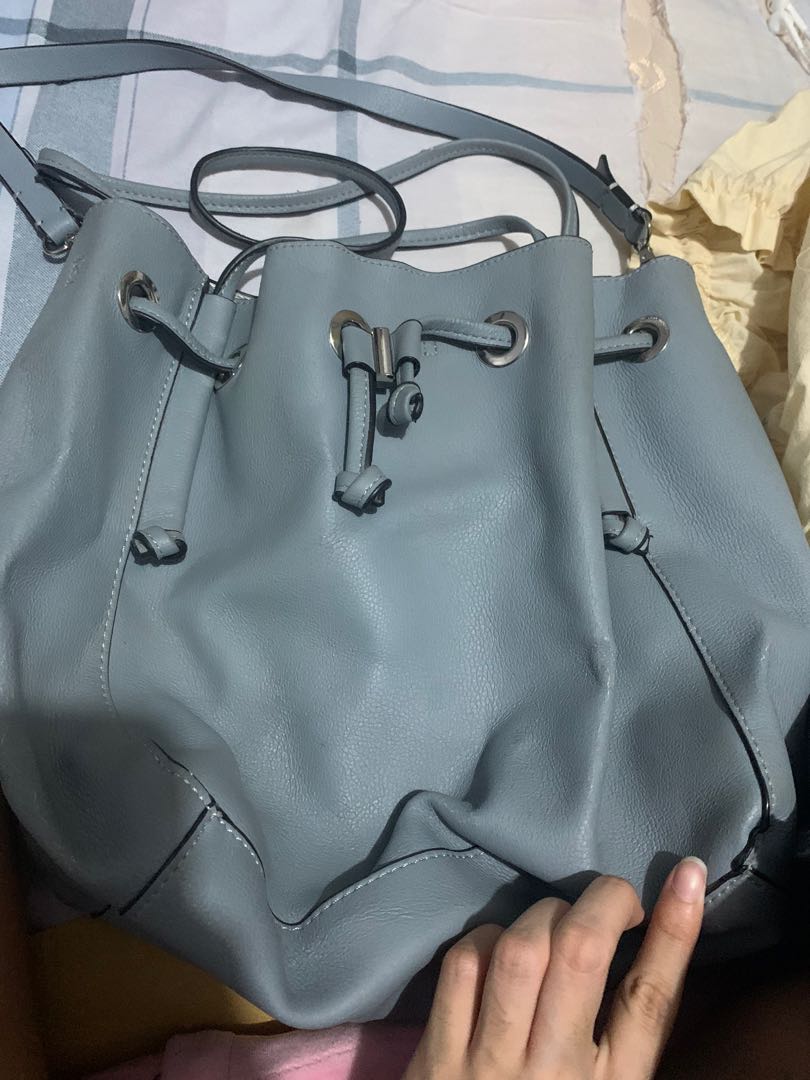 Zara blue bag on sale