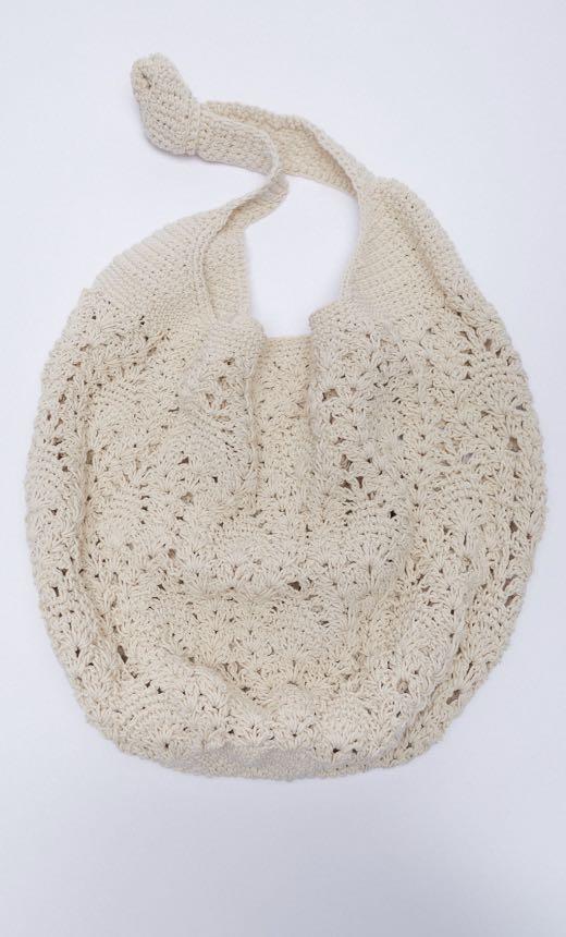 Zara crochet cheap bucket bag