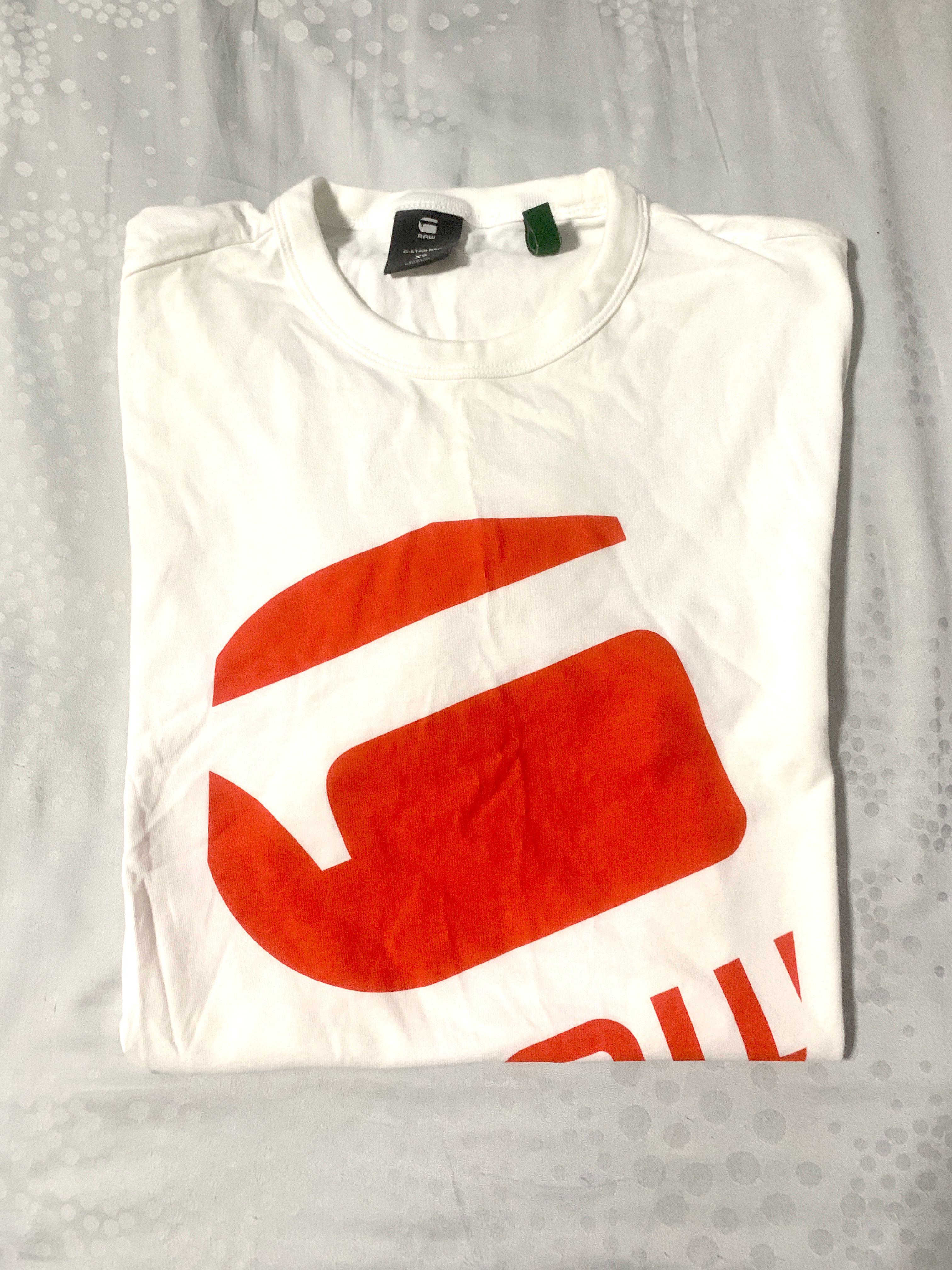 g star raw white t shirt