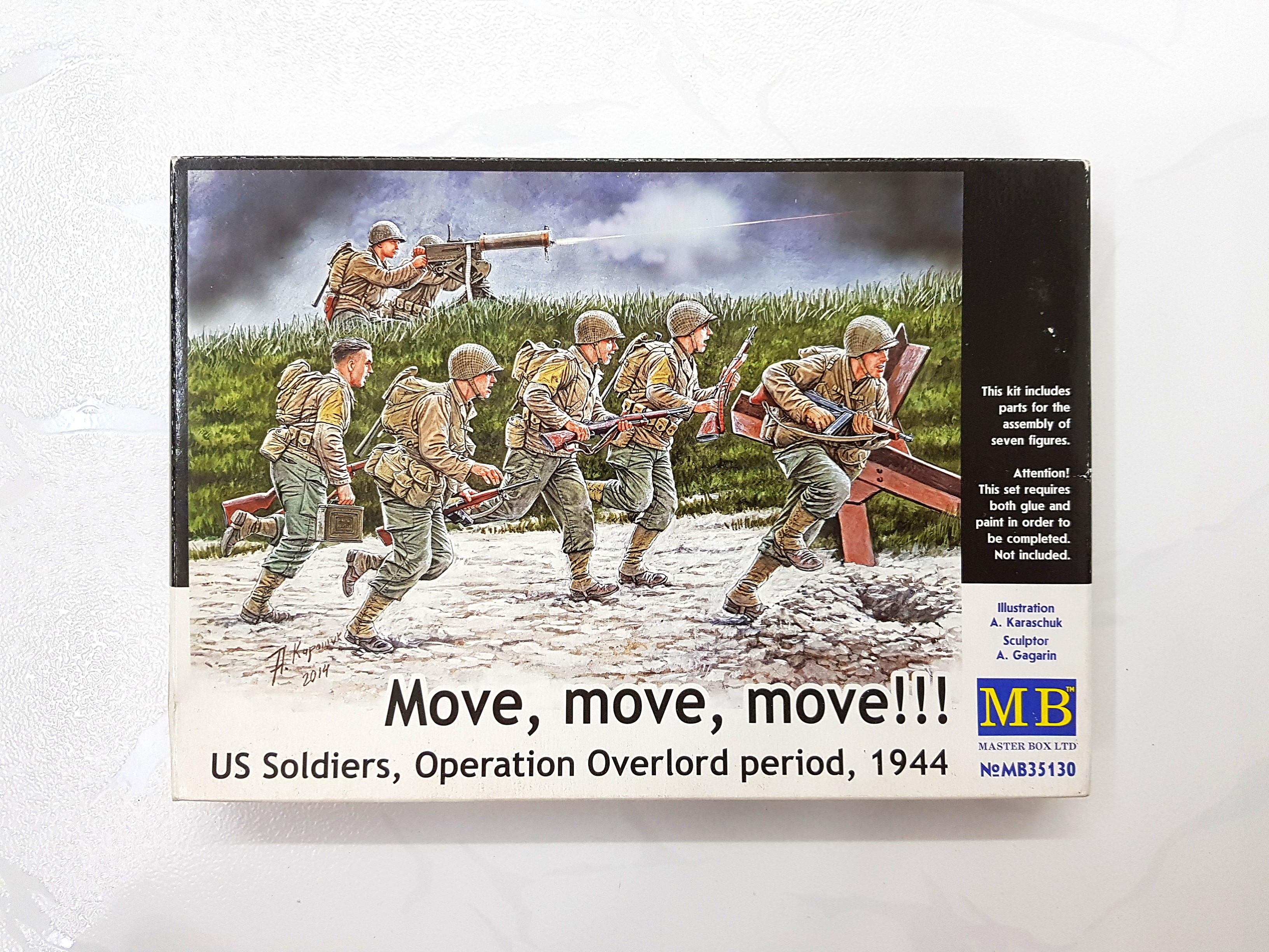 Masterbox 35130 – Kit De 7 Figurines Militaires à Monter – Peinture Et Colle Non Incluses