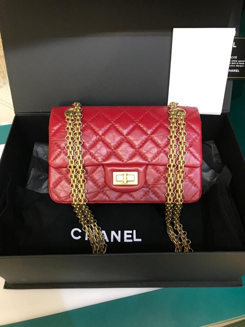 CHANEL  Bags  Chanel Mini Flap Coral Red  Poshmark