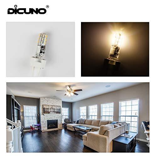 70%OFF! DiCUNO G4 LED Bulb 1.2W, AC/DC 12V T3 10W Halogen Bulb Equivalent,  120LM Warm White 3000K Non-dimmable JC Bi-pin G4 Base Light, for Landscape  Chandelier Home Lighting (10-Pack), Furniture & Home