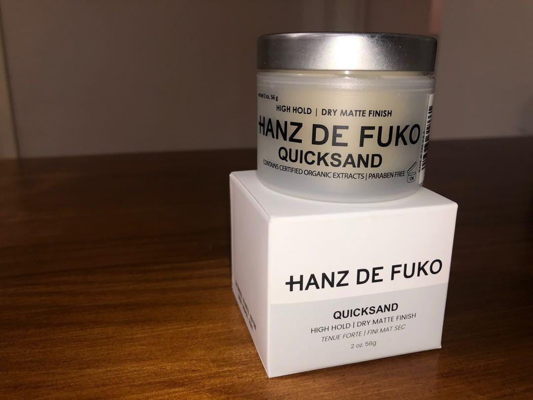 (清屋) Hanz de Fuko Quicksand hair clay 髮泥, 美容＆化妝品, 男士美容 ＆ 護理 Carousell
