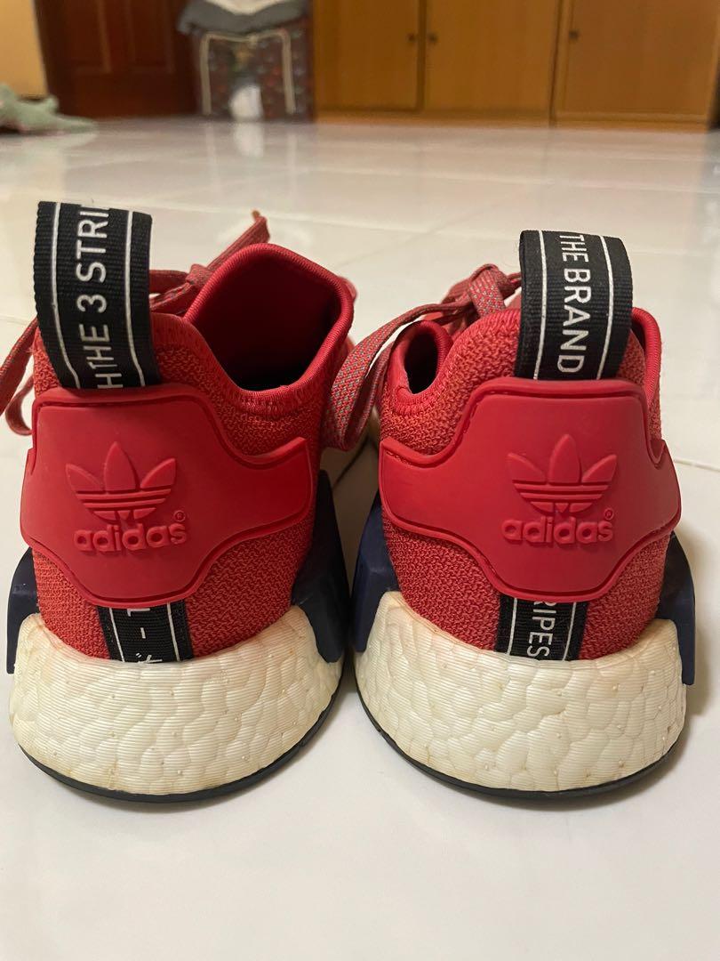 Red nmd hotsell womens