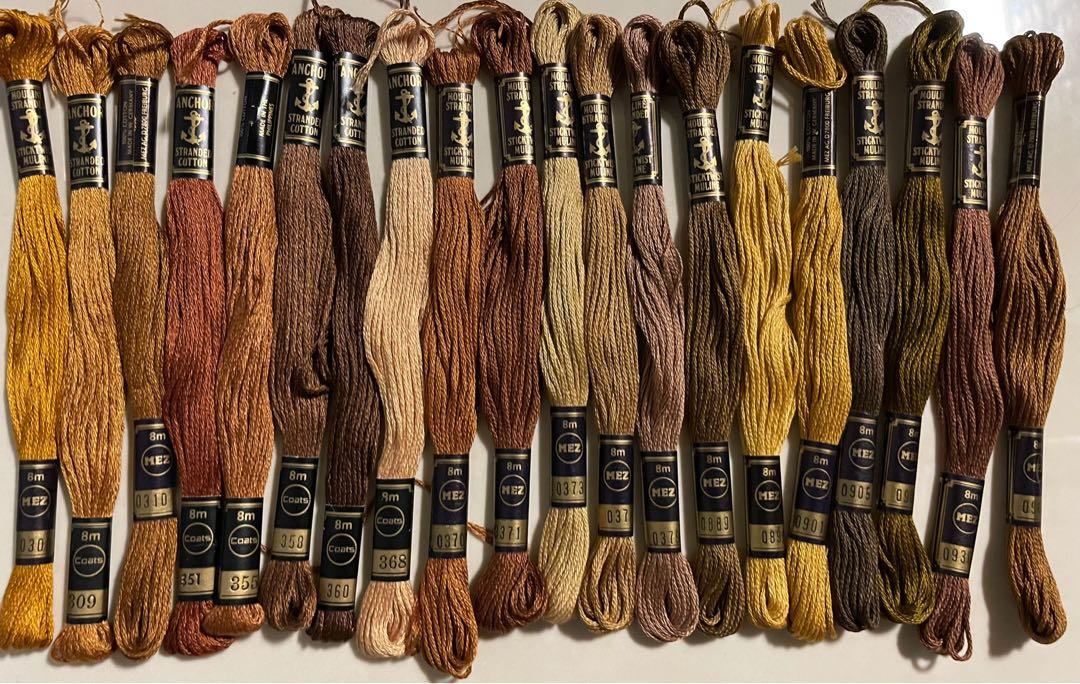 Anchor Embroidery Thread (Pack of 15), Hobbies & Toys, Stationery ...