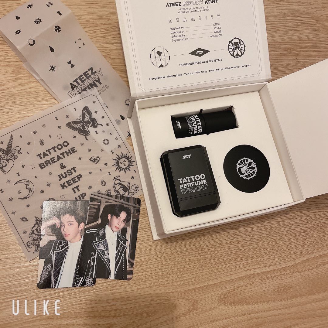 Ateez star1117 perfume 香水崔鍾浩丁潤浩, 興趣及遊戲, 收藏品及 